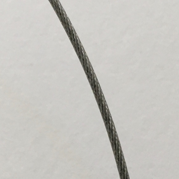 Silver-Tone Swirl Wire Necklace - Picture 6 of 8